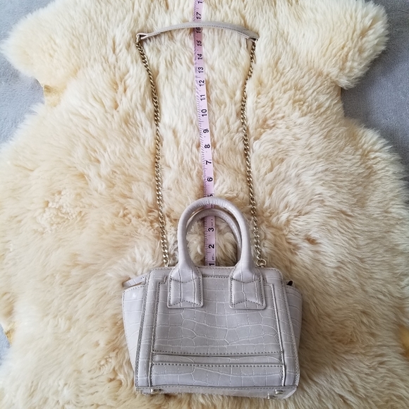 NWOT Zara Animal Print Mini City Bag Grey - Picture 11 of 13